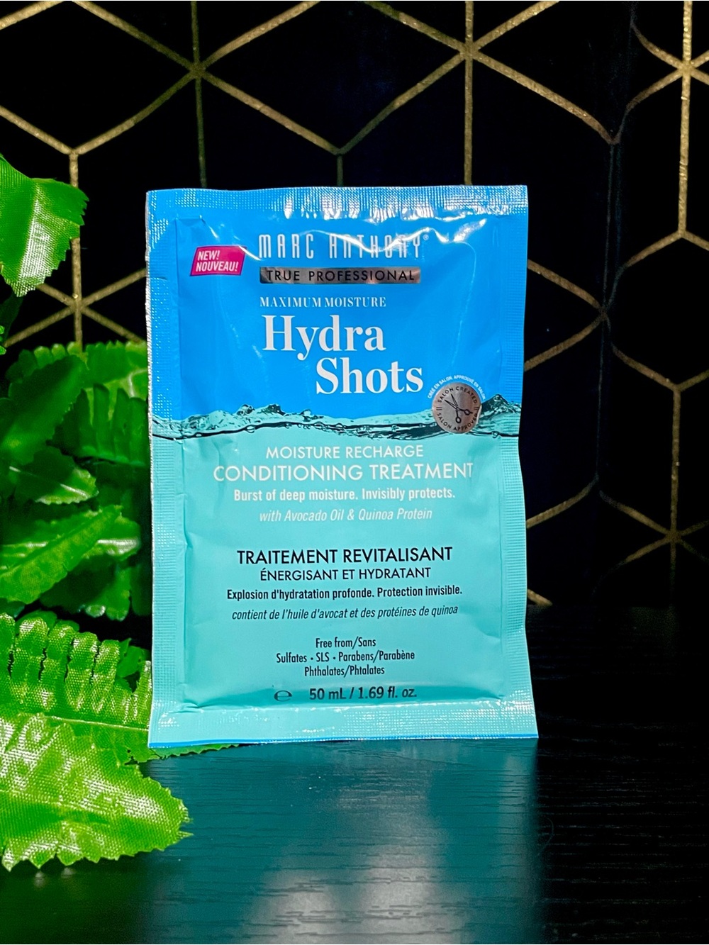 Marc Anthony Hydra Shots Moisture Recharge Conditioning Treatment - Blue & Teal